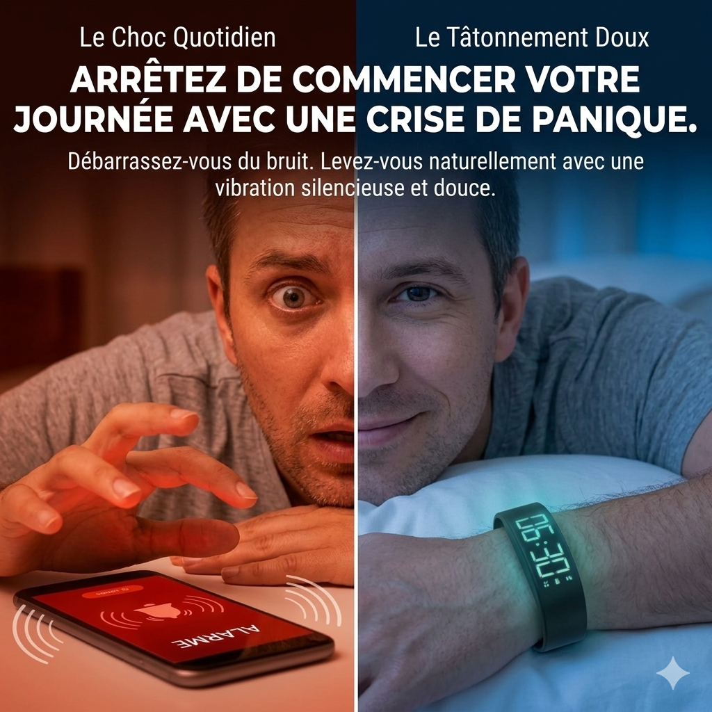 L'un des seul réveil qui réveille même les gros dormeurs sans bruit